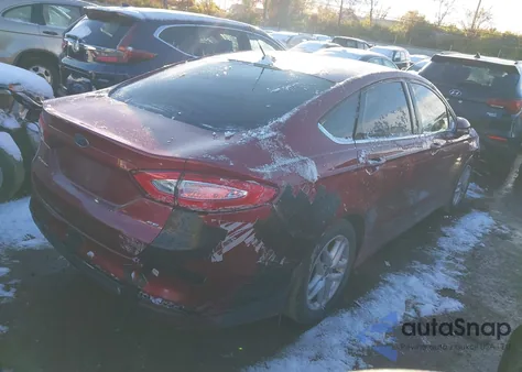2016 Ford Fusion Se z USA, uszkodzony, nr VIN 3FA6P0H73GR300817